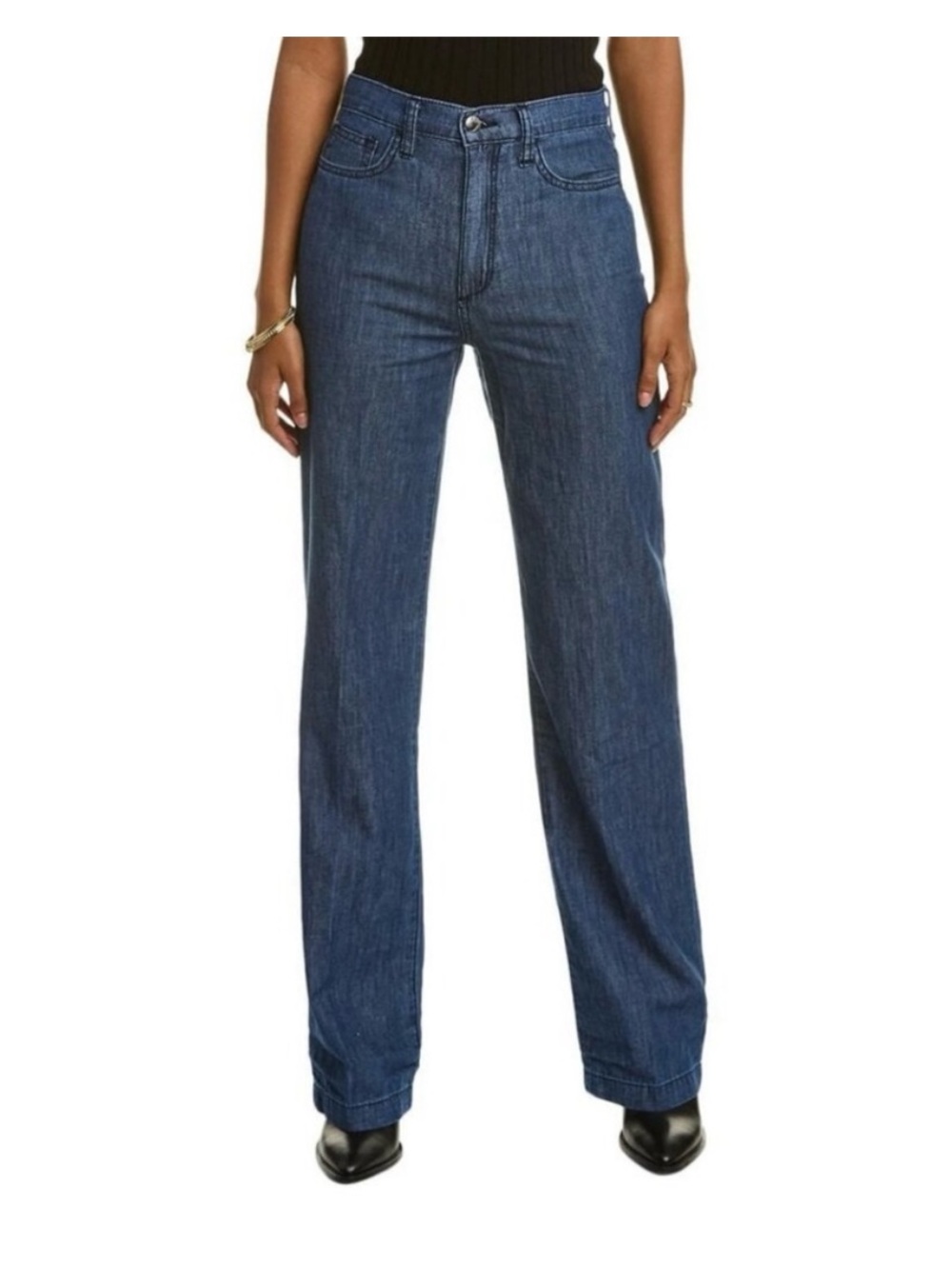 Joe’s Jeans Chambray High-Rise Wide Leg Coralie | Size 29 | NWT Chic Blue Denim